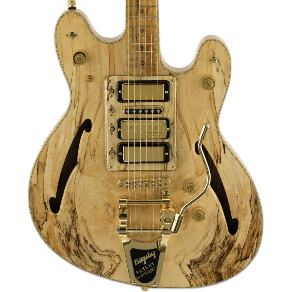 Natural Spalted Maple Volare w/ Effects