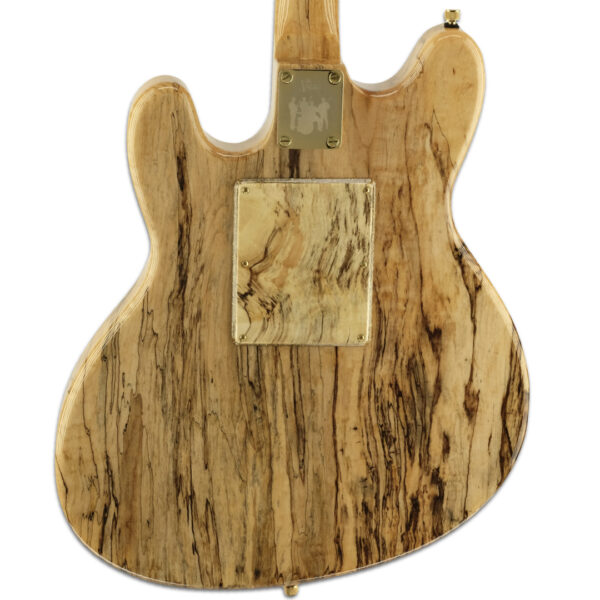 Back Detail, Spalted Maple/Gold Volaré