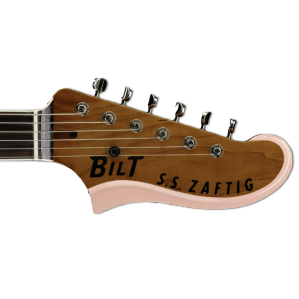 Headstock, Roasted Alder/Shell Pink Zaftig