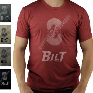 Diagonal Headstock T-Shirt, Multi