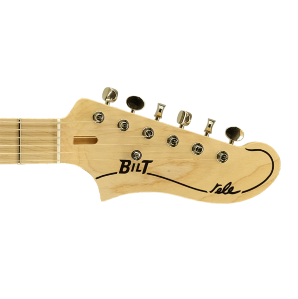 Smoke Green Rele Guitar - Headstock